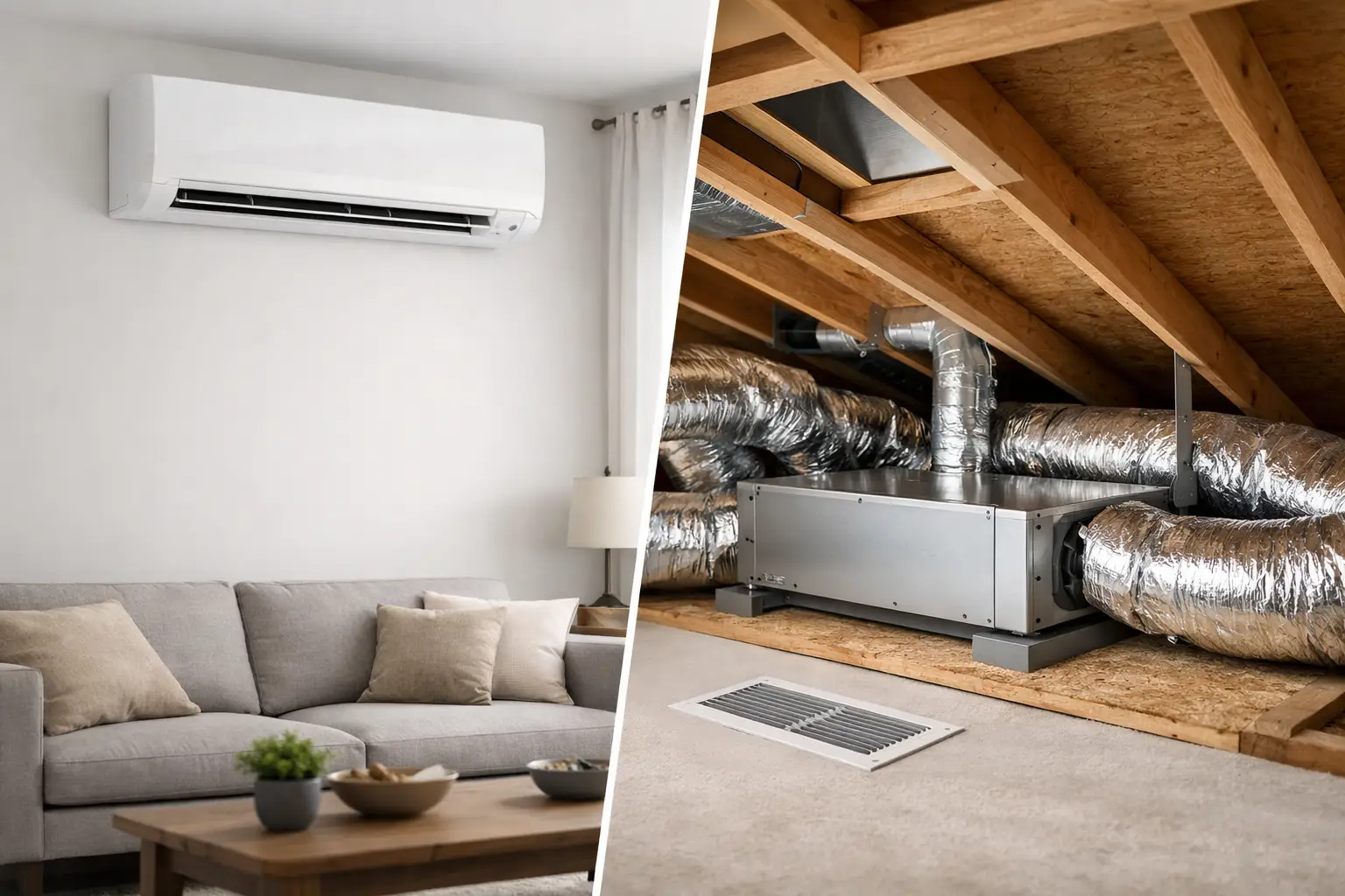 Multi Split Versus Ducted Systems for Your Home