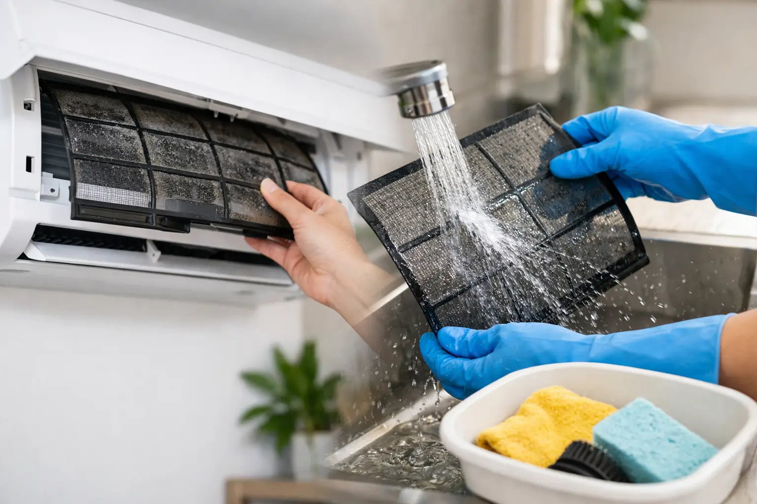 How to Clean Aircon Filters Safely at Home