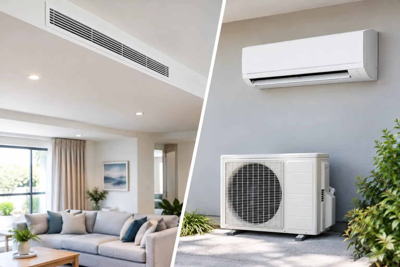 Ducted Cooling Versus Splits for Your Home